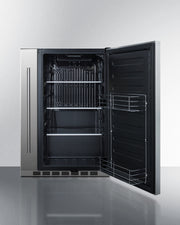 Summit | Shallow Depth Built-In Outdoor All-Refrigerator With Slide-Out Storage Compartment (SPR196OS24)    - Toronto Brewing