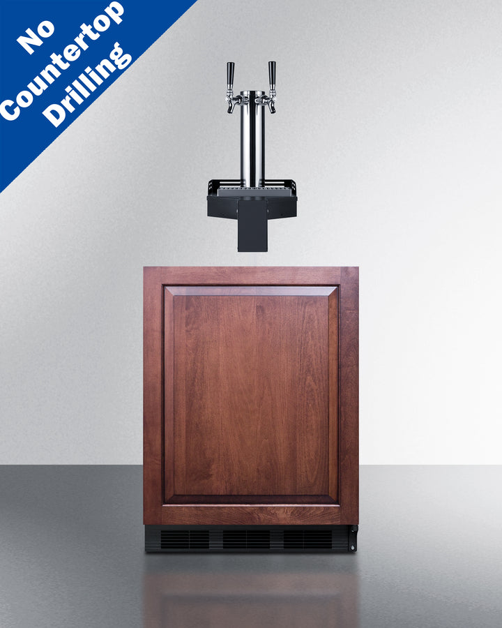 24" Wide Built-In Floating Tap Beer Kegerator, ADA-Compliant (SBC58BLIFFLTWADA)