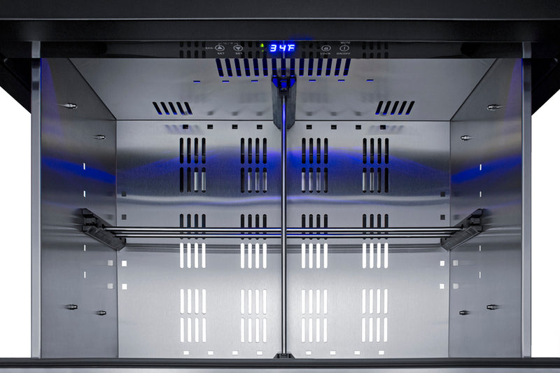 Summit | 27" Wide 2-Drawer Outdoor All-Refrigerator, ADA Compliant (SPR275OS2DADA)    - Toronto Brewing