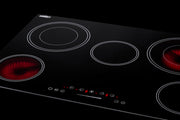 Summit | 30" Wide 208-240V 5-Burner Radiant Cooktop (CR5B30T7B)    - Toronto Brewing