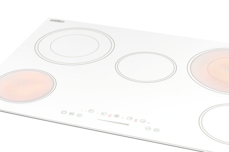 Summit | 30" Wide 208-240V 5-Burner Radiant Cooktop (CR5B30T8W)    - Toronto Brewing