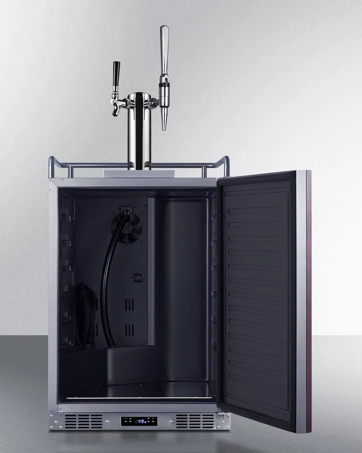 Summit | 24" Wide Built-In Cold Brew/Nitro Coffee Kegerator (Panel Not Included) SBC682PNRCMTWIN - Toronto Brewing