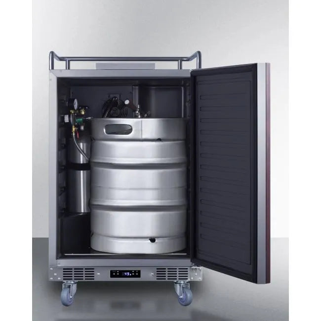 Summit | 24" Wide Built-In Panel-Ready Kegerator SBC682NKPNR (Panel Not Included) - Toronto Brewing