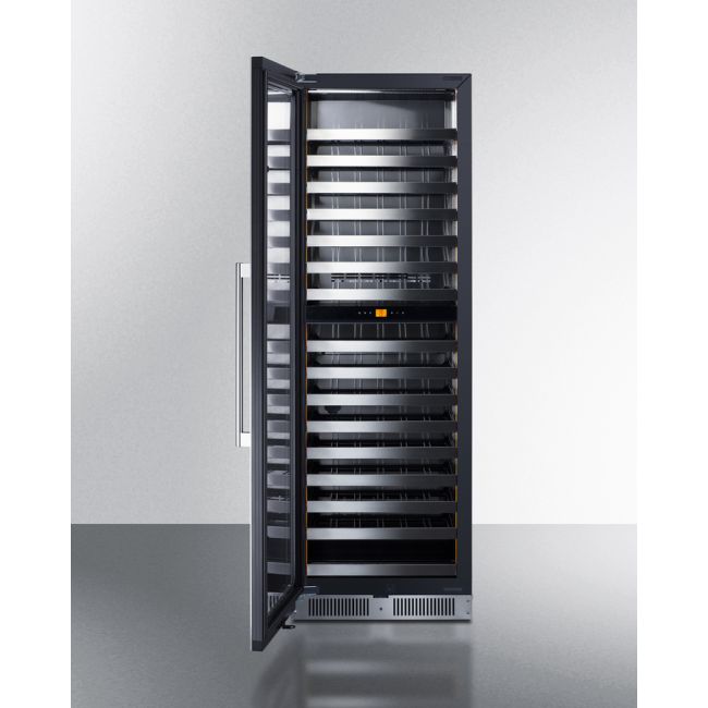SUMMIT 24" Wide Dual Zone Wine Cellar SDHWC98LHD