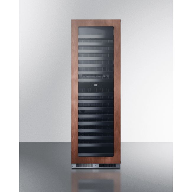 SUMMIT 24" Wide Dual Zone Wine Cellar (Panel Not Included) SDHWC98PNRLHD