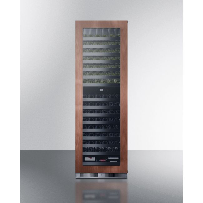 SUMMIT 24" Wide Dual Zone Wine Cellar (Panel Not Included) SDHWC98PNR