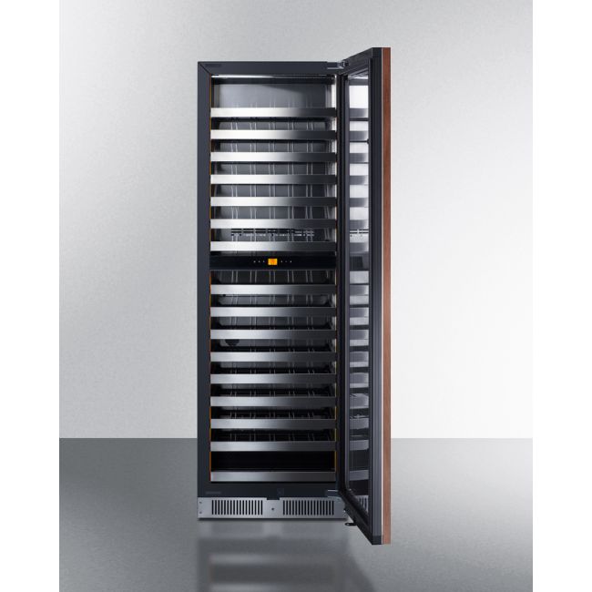 SUMMIT 24" Wide Dual Zone Wine Cellar (Panel Not Included) SDHWC98PNR