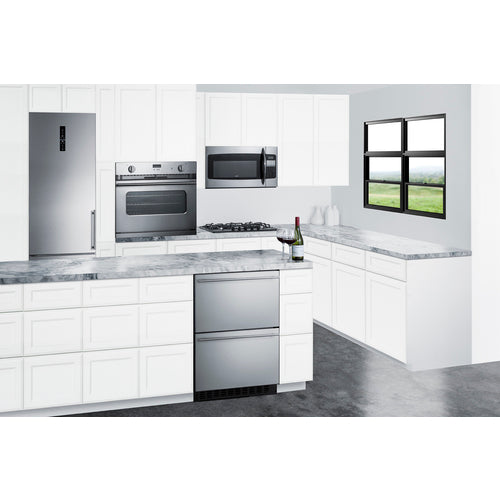 Summit | 24" Wide 2-Drawer All-Refrigerator, Panel-Ready ASDR2414PNR - Toronto Brewing