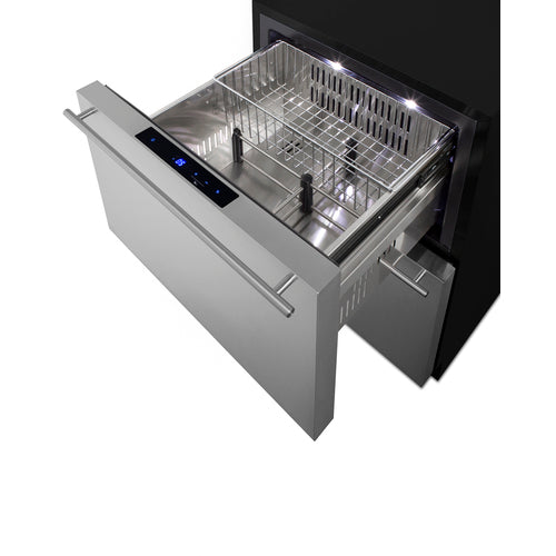 Summit | 24" Wide 2-Drawer All-Freezer, ADA Compliant (ADFD243)    - Toronto Brewing