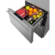 Summit | 24" Wide 2-Drawer All-Refrigerator, ADA Compliant, Stainless Interior (ADRD241CSS)    - Toronto Brewing