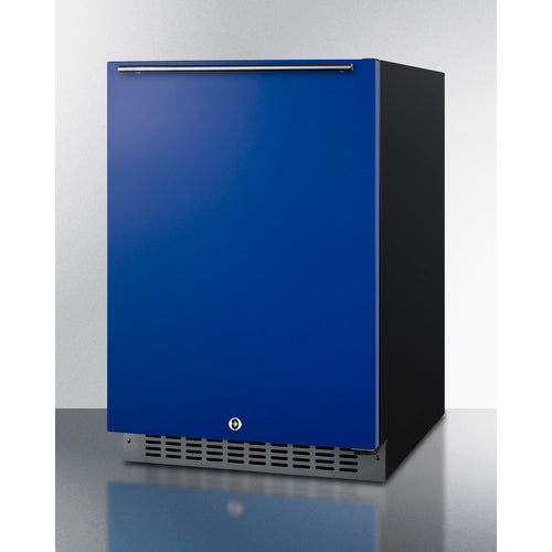Summit | 24" Wide Built-In All-Refrigerator, ADA Compliant (AL54) Blue (AL54B) Right Hand  - Toronto Brewing