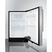 Summit | 21" Wide Built-In All-Refrigerator with Professional Style Handle, ADA Compliant (ALR47BCSSHV)    - Toronto Brewing