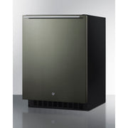 Summit | 24" Wide Built-In All-Refrigerator ADA Compliant (ASDS2413) Black Stainless (ASDS2413KSHH)   - Toronto Brewing