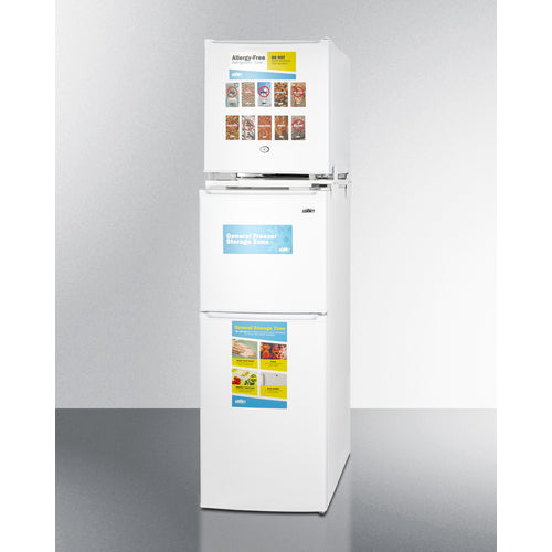 Summit | 19" Wide Allergy-Free/General Purpose Refrigerator-Freezer (AZRF7W) - Out of Stock until August    - Toronto Brewing