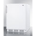 Summit | 24" Wide Refrigerator-Freezer, ADA Compliant (CT663BKBISSHVADA) White Door/White Cabinet (CT661WBIADA)   - Toronto Brewing