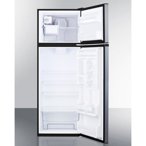 Summit | 24" Wide Top Mount Refrigerator-Freezer, with Icemaker (FF1293SSIM)    - Toronto Brewing