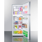Summit | 26" Wide Top Mount Refrigerator-Freezer, with Icemaker (FF1427SSIM)    - Toronto Brewing