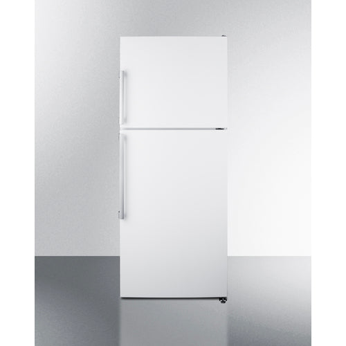 Summit | 28" Wide Top Mount Refrigerator-Freezer (FF1513SS) Right Hand White  - Toronto Brewing