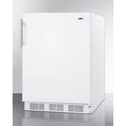 Summit | 24" Wide All-Refrigerator (FF6BK2SS) White Door/White Cabinet/White Interior (FF61W)   - Toronto Brewing
