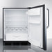 Summit | 24" Wide All-Refrigerator, ADA Compliant (FF63BKCSSADA)    - Toronto Brewing