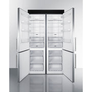 Summit | 48" Wide Bottom Freezer Refrigerator Set (FFBF181ES2KIT48)    - Toronto Brewing