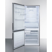 Summit | 28" Wide Bottom Freezer Refrigerator (FFBF279SSX) Left Hand Yes  - Toronto Brewing