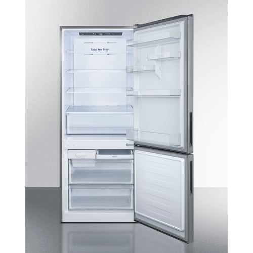 Summit | 28" Wide Bottom Freezer Refrigerator (FFBF279SSX) Right Hand Yes  - Toronto Brewing