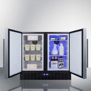Summit | 36" Wide Built-In Refrigerator-Freezer (FFRF36)    - Toronto Brewing