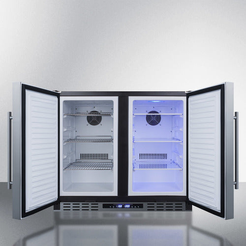 Summit | 36" Wide Built-In Refrigerator-Freezer, ADA Compliant (FFRF36ADA)    - Toronto Brewing