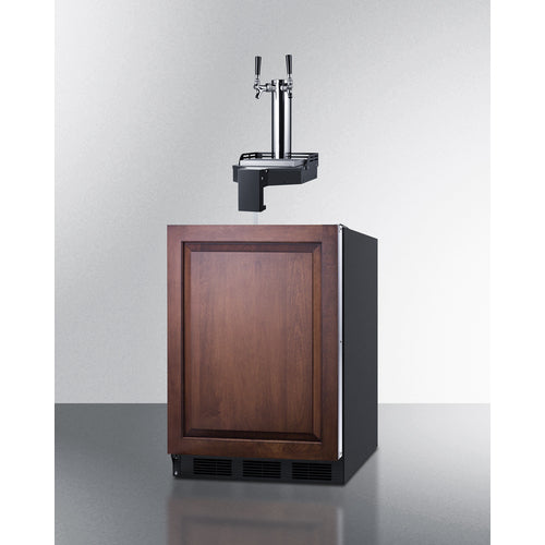 24" Wide Built-In Floating Tap Beer Kegerator, ADA-Compliant (SBC58BLIFFLTWADALHD)