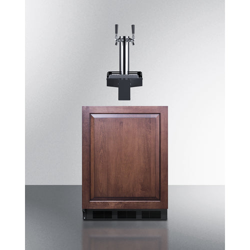 24" Wide Built-In Floating Tap Beer Kegerator, ADA-Compliant (SBC58BLIFFLTWADALHD)