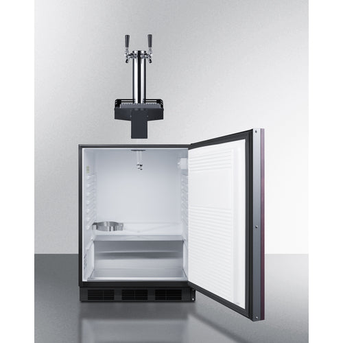 24" Wide Built-In Floating Tap Beer Kegerator, ADA-Compliant (SBC58BLIFFLTWADA)