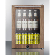 Summit | Compact Glass Door Beverage Centre With Wood Trim (SCR114LWP1)    - Toronto Brewing