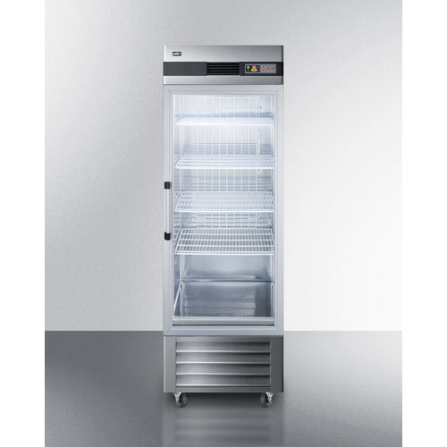 Summit | 23 Cu. Ft. Reach-In Refrigerator With Glass Door (SCR23SSG) Right Hand (SCR23SSG)   - Toronto Brewing