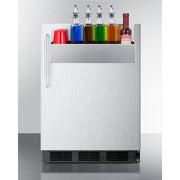 Summit | Commercial Outdoor, Built-In All-Refrigerator with Speed Rail (SPR7BOSSTSR)    - Toronto Brewing