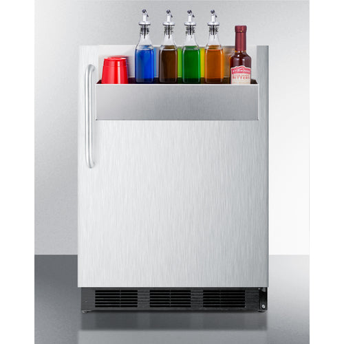 Summit | Commercial Outdoor, Built-In All-Refrigerator with Speed Rail (SPR7BOSSTSR)    - Toronto Brewing