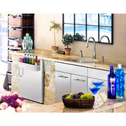 Summit | Commercial Outdoor, Built-In All-Refrigerator with Speed Rail (SPR7BOSSTSR)    - Toronto Brewing