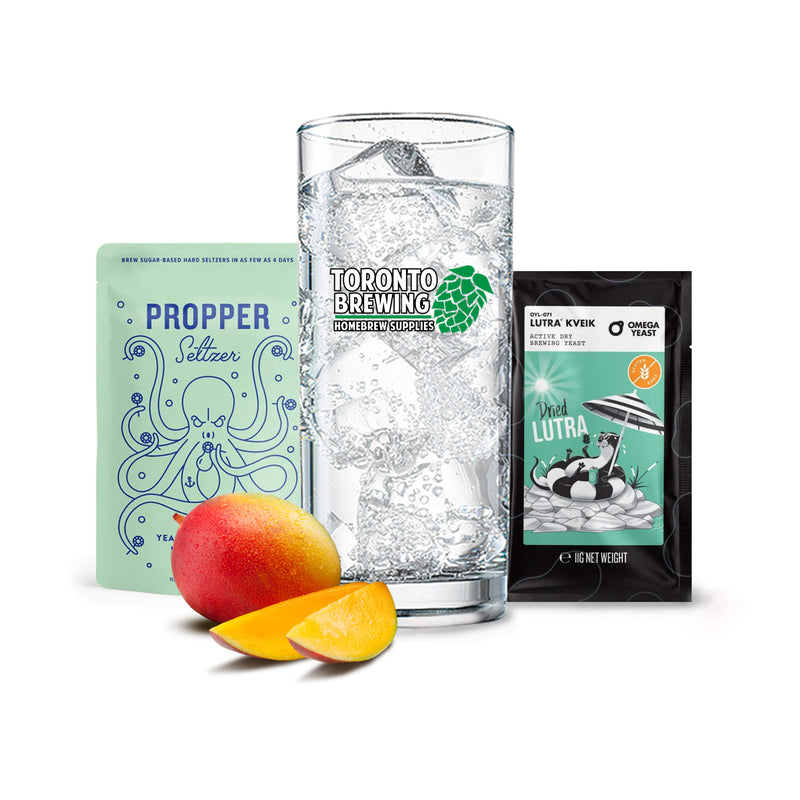 Hard Seltzer Recipe Kit - Mango (5 Gallon/19 Litre)    - Toronto Brewing