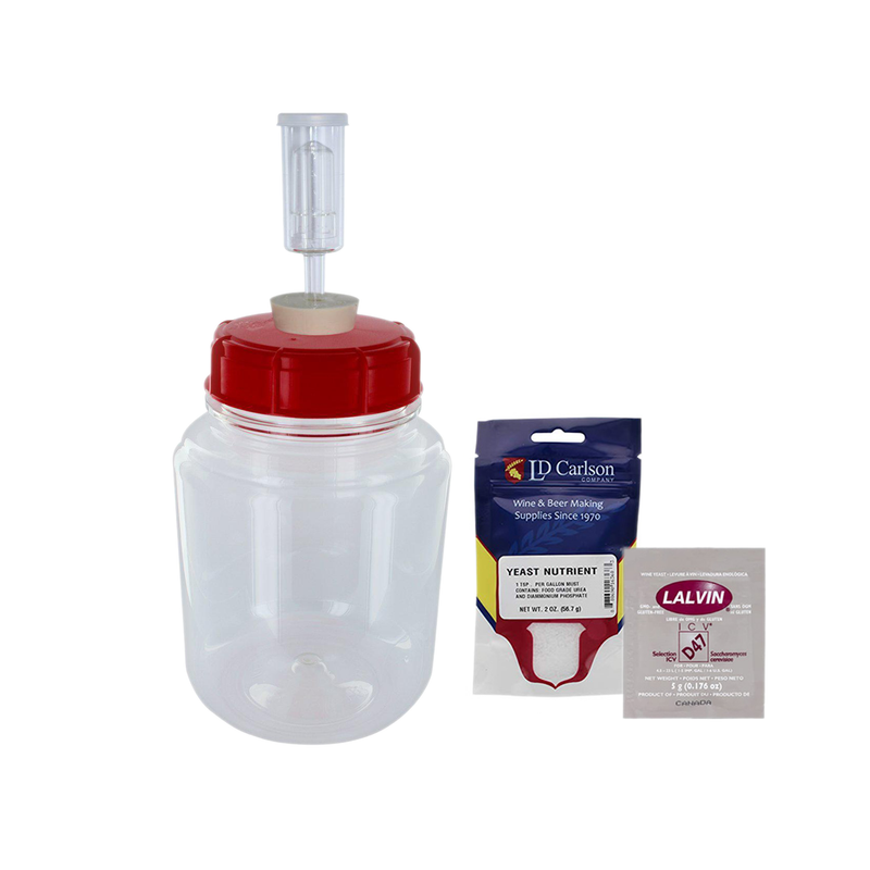 Mead and Cider Making Kit with Fermonster 1 Gallon Fermenter w/Spigot - Toronto Brewing