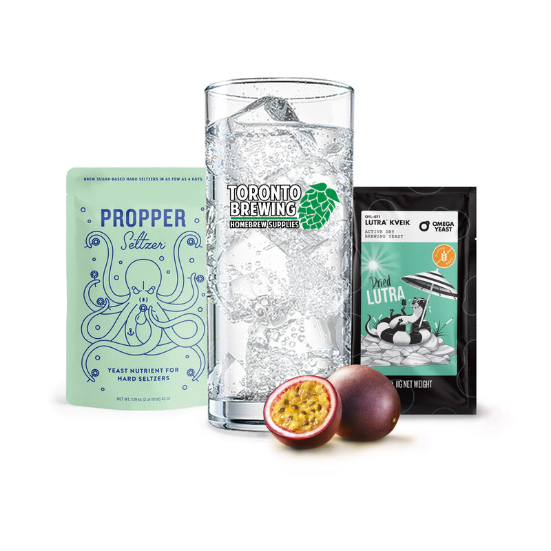 Hard Seltzer Recipe Kit - Passion Fruit (5 Gallon/19 Litre)    - Toronto Brewing