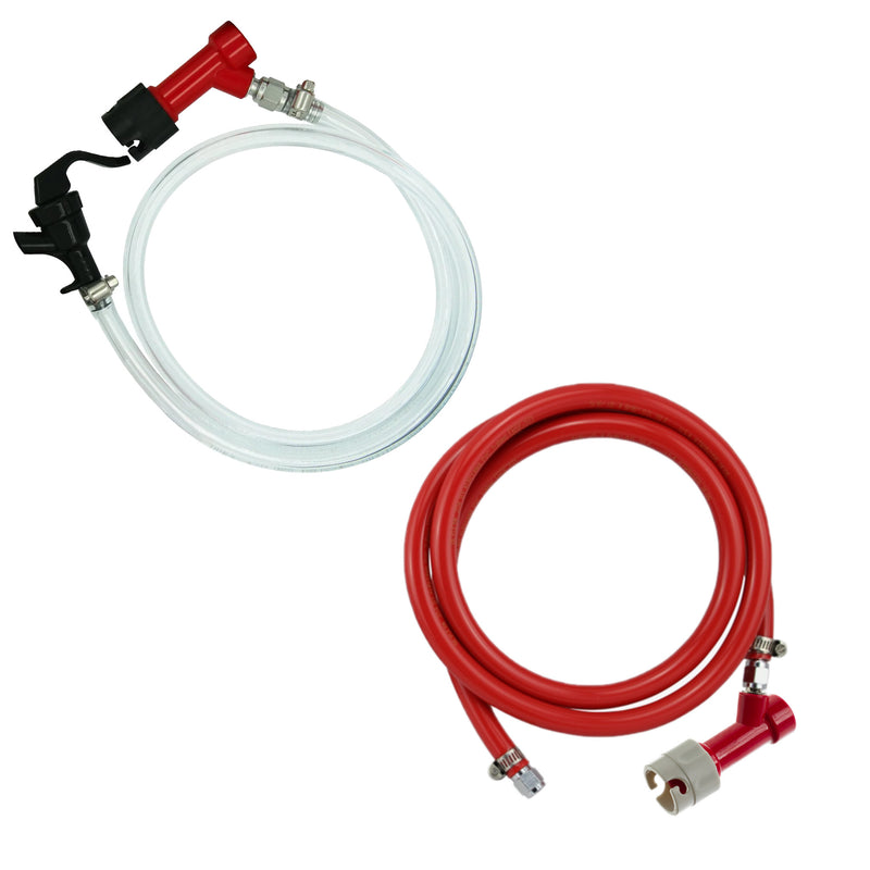 Pin Lock Gas Line and Beverage Line Assembly with Swivel Nuts and MFL Disconnects    - Toronto Brewing