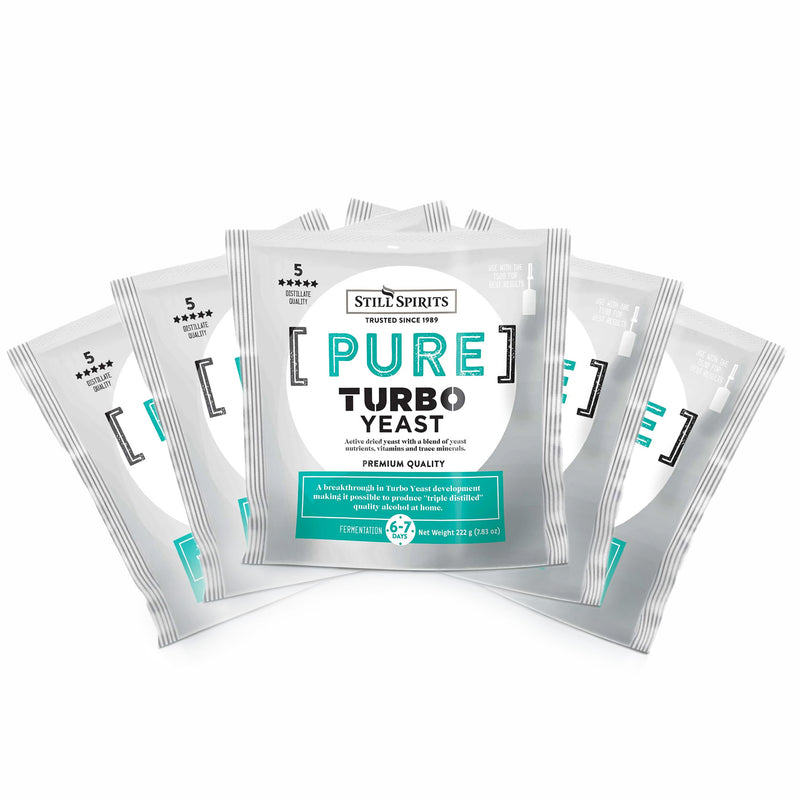 Still Spirits Turbo Pure Turbo Yeast (110 g) - 5 Pack - Toronto Brewing