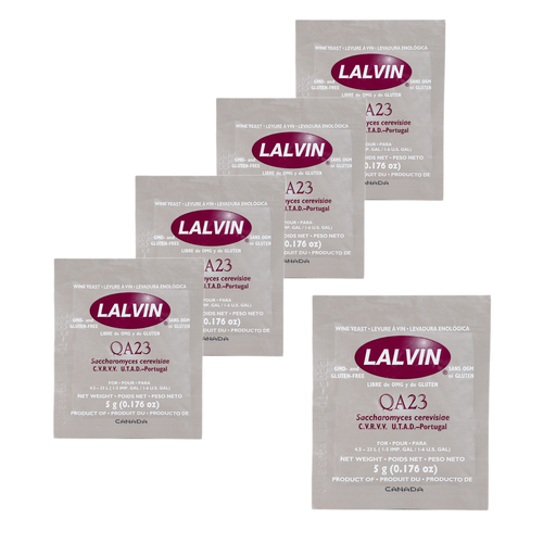 Lalvin | QA23 Wine Yeast (5 g) x 5 Sachets    - Toronto Brewing
