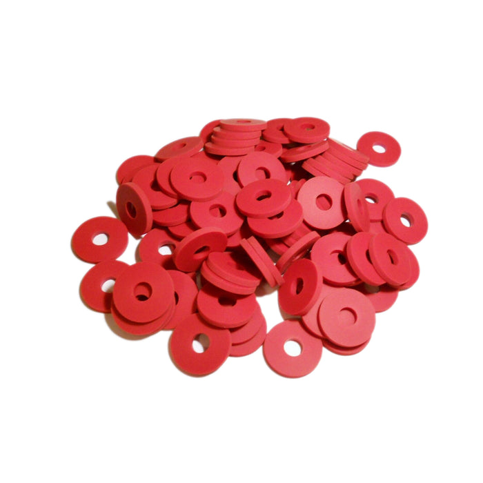 Red Seals for Swing Top Grolsch Style Glass Bottles (100 pack)    - Toronto Brewing
