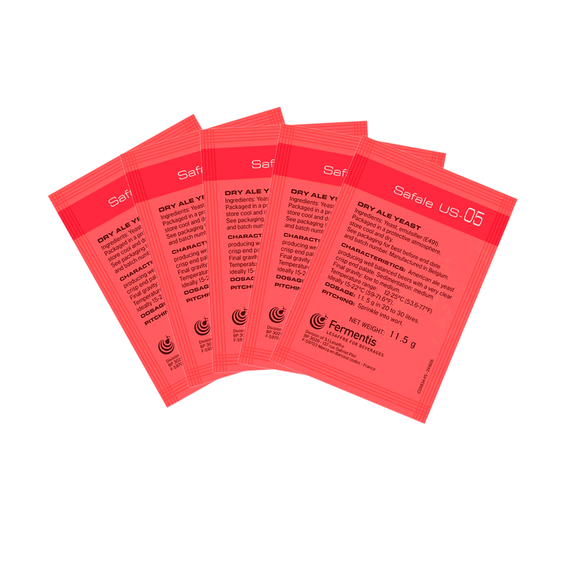 Fermentis | Safale US-05 American Ale Dry Yeast (11.5 g) x 5 Sachets    - Toronto Brewing