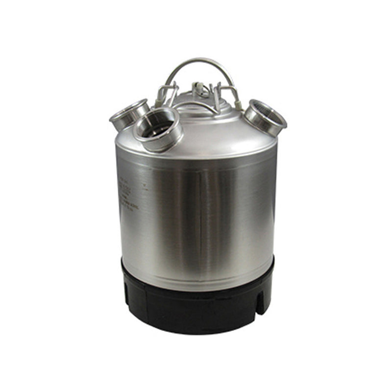 Sanke Line Cleaning Can - Dual Head Stainless Steel Cleaning Can with 2x Sanke D Valves    - Toronto Brewing