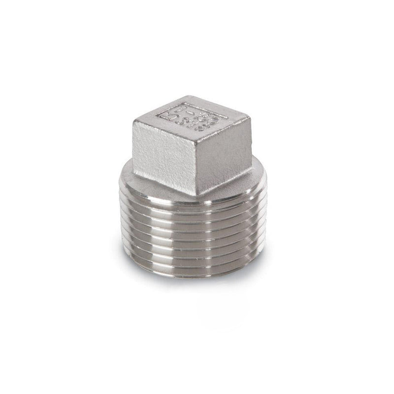 Stainless Steel 1/2” Male NPT Plug    - Toronto Brewing