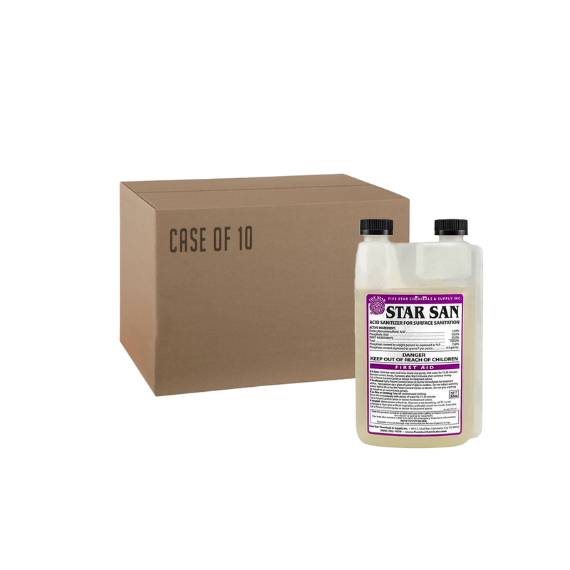 Five Star Star San Sanitizer (32 oz) - Case of 10    - Toronto Brewing