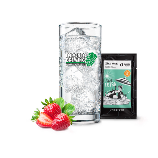 Hard Seltzer Recipe Kit - Strawberry (5 Gallon/19 Litre)    - Toronto Brewing