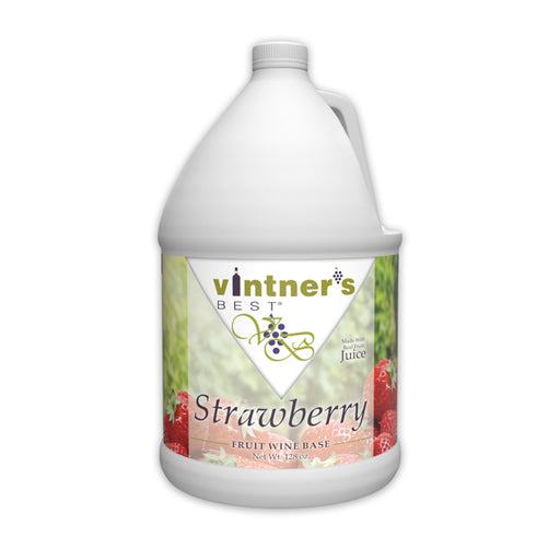 Vintner's Best | Strawberry Fruit Wine Base Flavouring (1 Gallon)    - Toronto Brewing